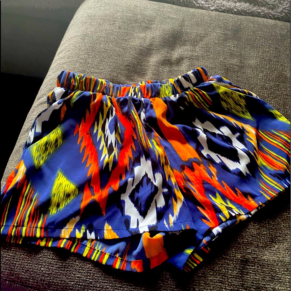 Tyche bright colored junior xtra small shorts